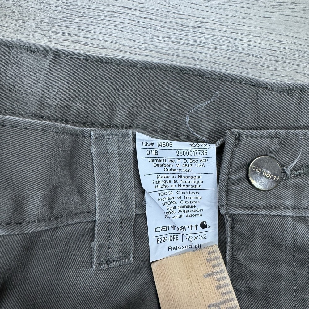 Carhartt B324-DFE Pants Relaxed Fit Men's Sz 42x34 Workwear Carpenter Skater - Picture 6 of 9
